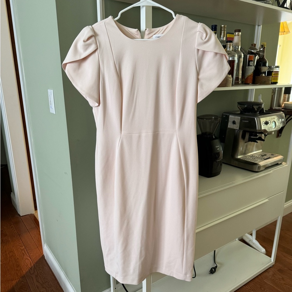 Beautiful light pink Calvin Klein dress